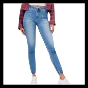 American Eagle Light Next Level Soft-Knit High-Waist Jegging Joggers 00 X-SHORT